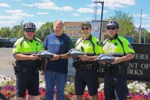Breakstone, White & Gluck partners with the Quincy Police Department on bike safety since 2017.