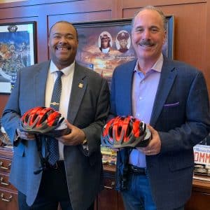 Boston Police Bike Helmet Donation