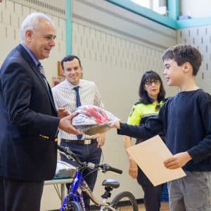 Breakstone, White & Gluck Shares Bike League Award with Project KidSafe Community Partners