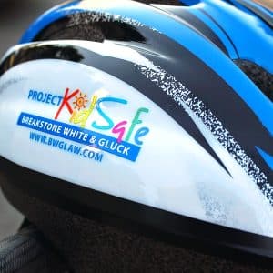 Breakstone, White & Gluck donated bike helmets to support the International Institute of New England and Bikes Not Bombs as they work to collect bikes for Afghan refugees.