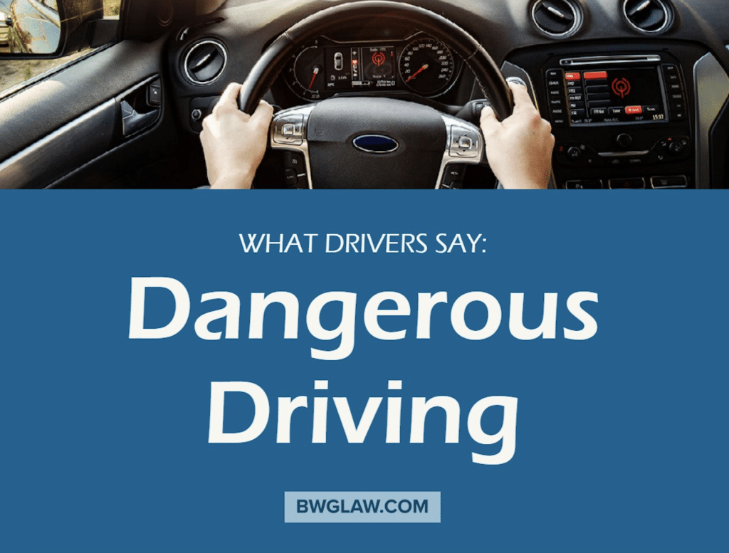 What Drivers Say More People Admit to Dangerous Driving, Even as