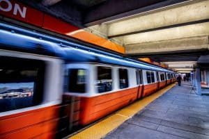 Utility Box Falls on Woman at MBTA Station