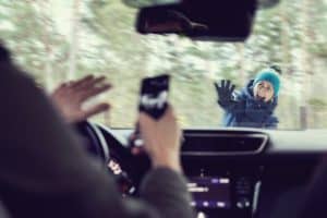 Massachusetts Pedestrian Injuries and Distracted Driving